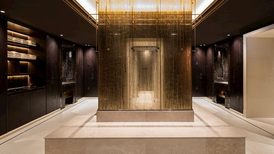 A fancy dressing room