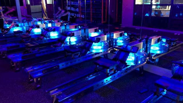 Unique rowing machines with water in them