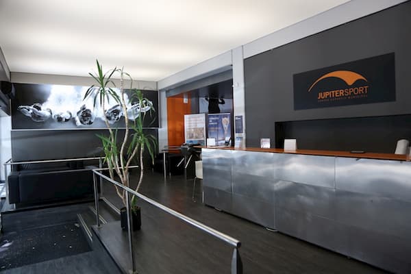 Yoga mats in a stylish room