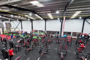 Fitness hall day time