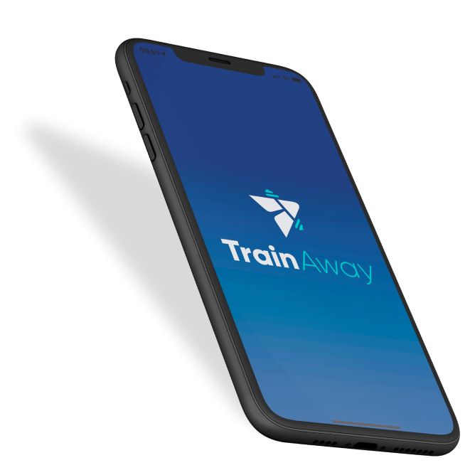 iphone mockup trainaway